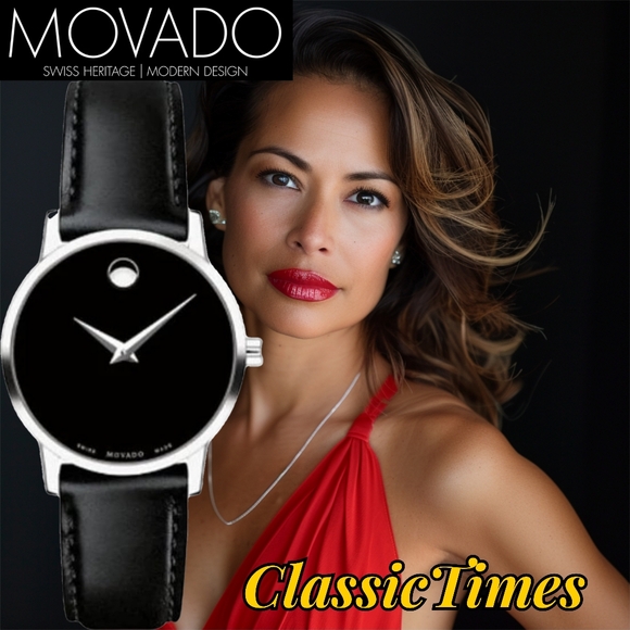 Movado Accessories - ***Brand New***  Movado Classic Museum Quartz Black Dial Ladies Watch